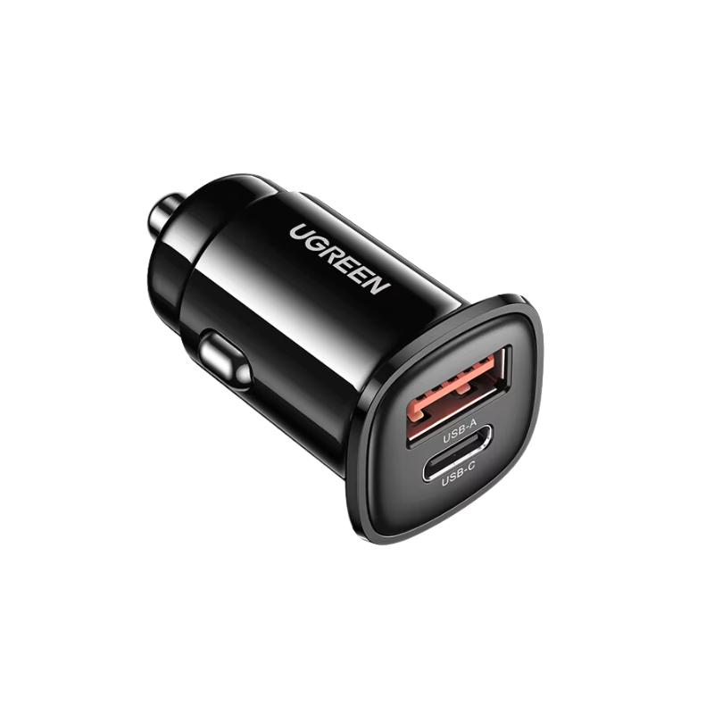 Cargador para Auto USB-C + USB-A 30w Ugreen