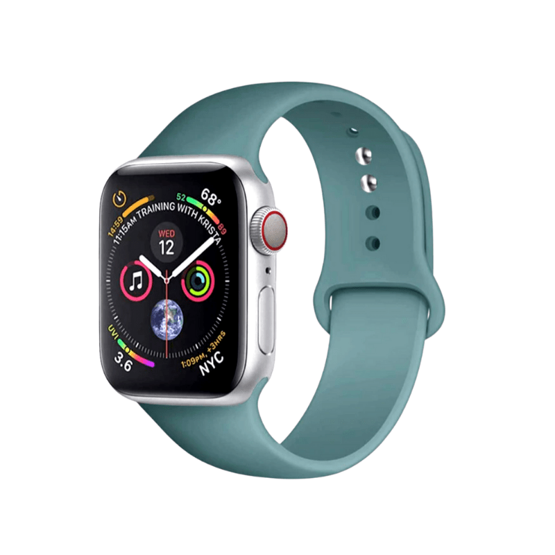 Pulsera para Apple Watch Silicona Rojo 42-44-45mm