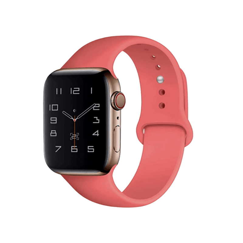 Pulsera para Apple Watch Silicona Rojo 42-44-45mm