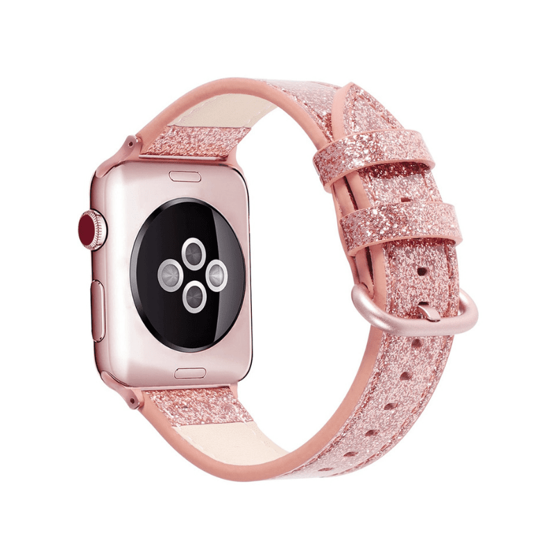 Pulsera para Apple Watch PVC Glitter Gold 38-40-41mm