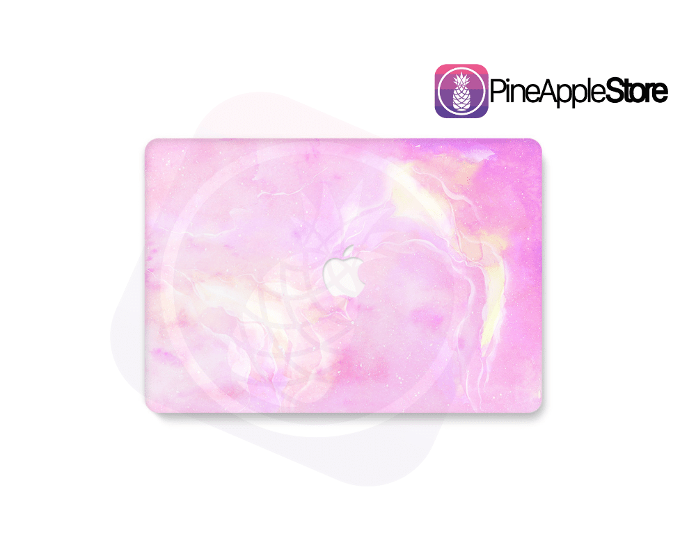 Protector Externo Macbook New Air RETINA 13.3´ Rosado Blanco (Con Touch ID A1932/A2179/A2337 M1)