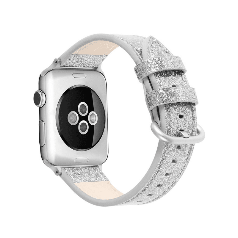 Pulsera para Apple Watch PVC Glitter Gold 38-40-41mm