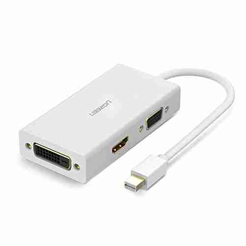 Adaptador Mini DisplayPort/Thunderbolt a HDMI 4K - VGA - DVI Ugreen