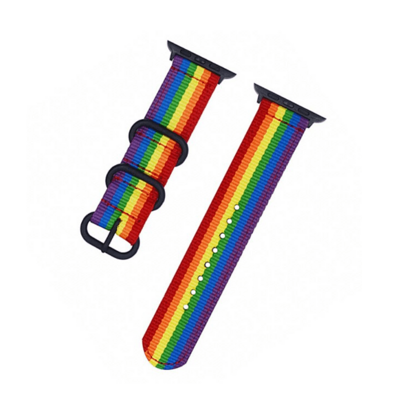 Pulsera para Apple Watch Nylon 3 hebillas Multicolor 38-40-41 mm