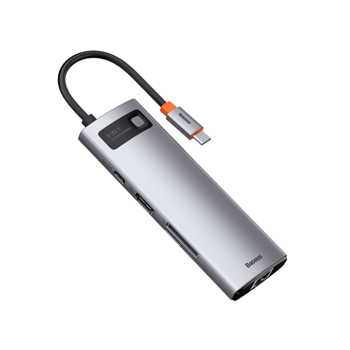 Hub USB-C Metal Gleam Series 8 en 1 Baseus