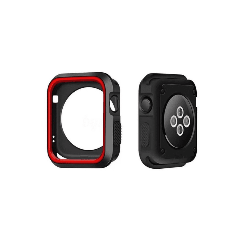 Case Apple Watch Negro/Rojo 44mm