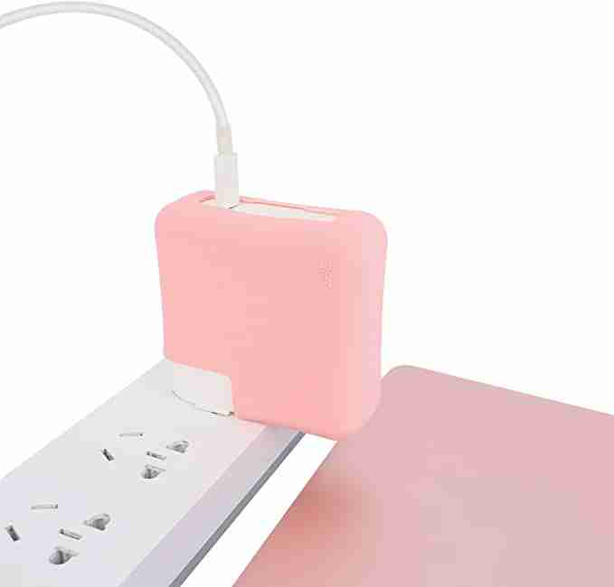 Protector Silicona Cargador Macbook 45w Negra