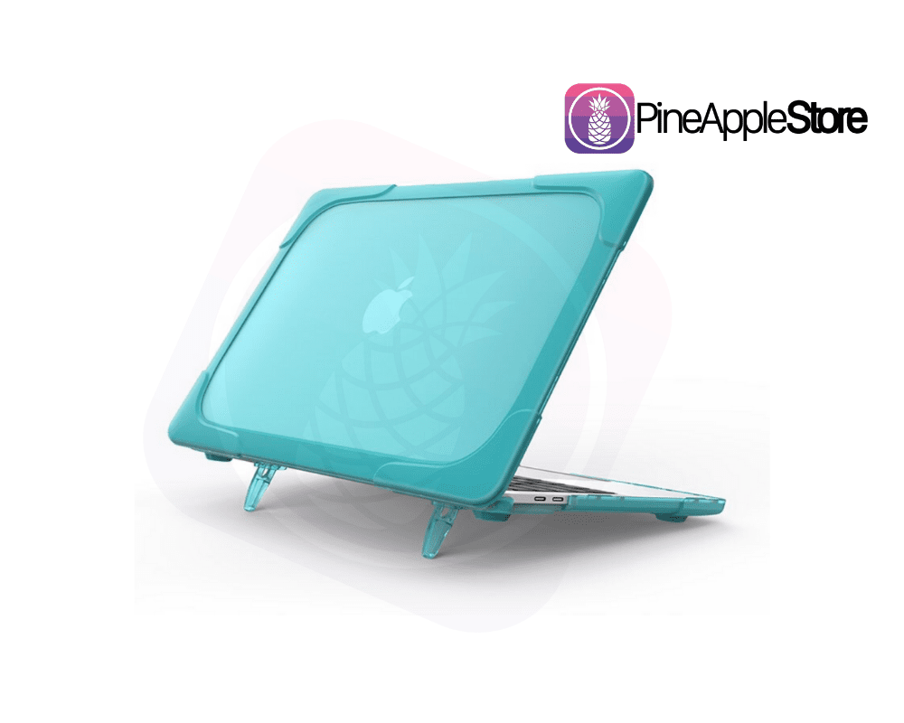 Protector Externo Macbook New Air RETINA 13.3´ Reforzado Gris Oscuro (Con Touch ID A1932/A2179/A2337 M1)