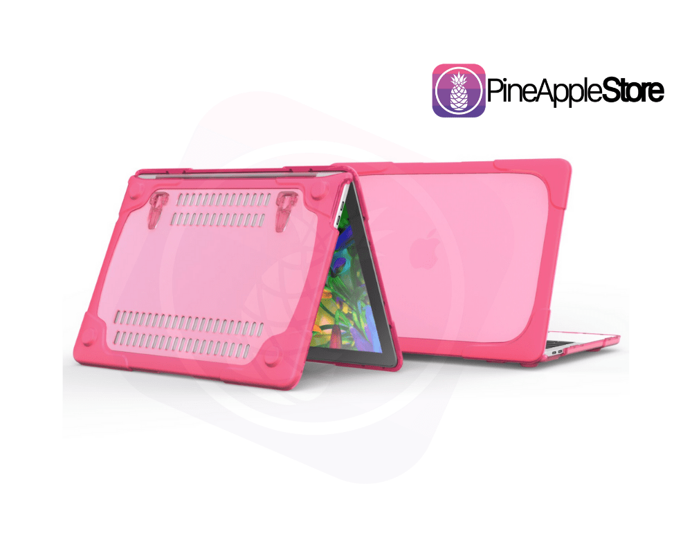 Protector Externo Macbook New Air RETINA 13.3´ Reforzado Gris Oscuro (Con Touch ID A1932/A2179/A2337 M1)