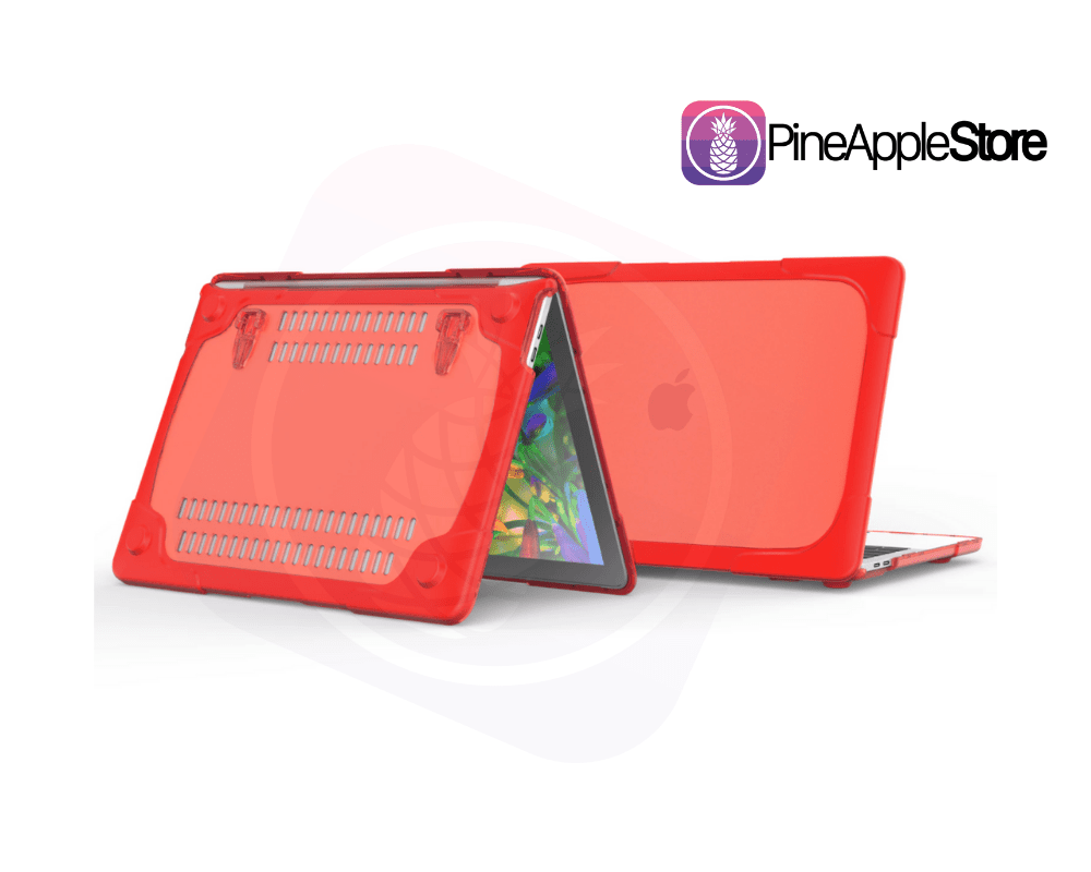 Protector Externo Macbook New Air RETINA 13.3´ Reforzado Gris Oscuro (Con Touch ID A1932/A2179/A2337 M1)