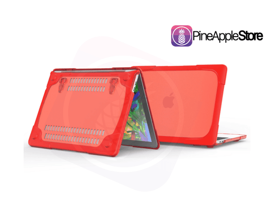 Protector Externo Macbook New Air RETINA 13.3´ Reforzado Gris Oscuro (Con Touch ID A1932/A2179/A2337 M1)