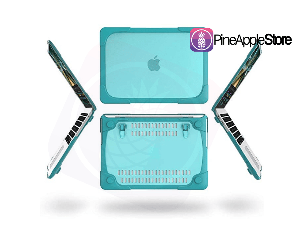 Protector Externo Macbook New Air RETINA 13.3´ Reforzado Gris Oscuro (Con Touch ID A1932/A2179/A2337 M1)