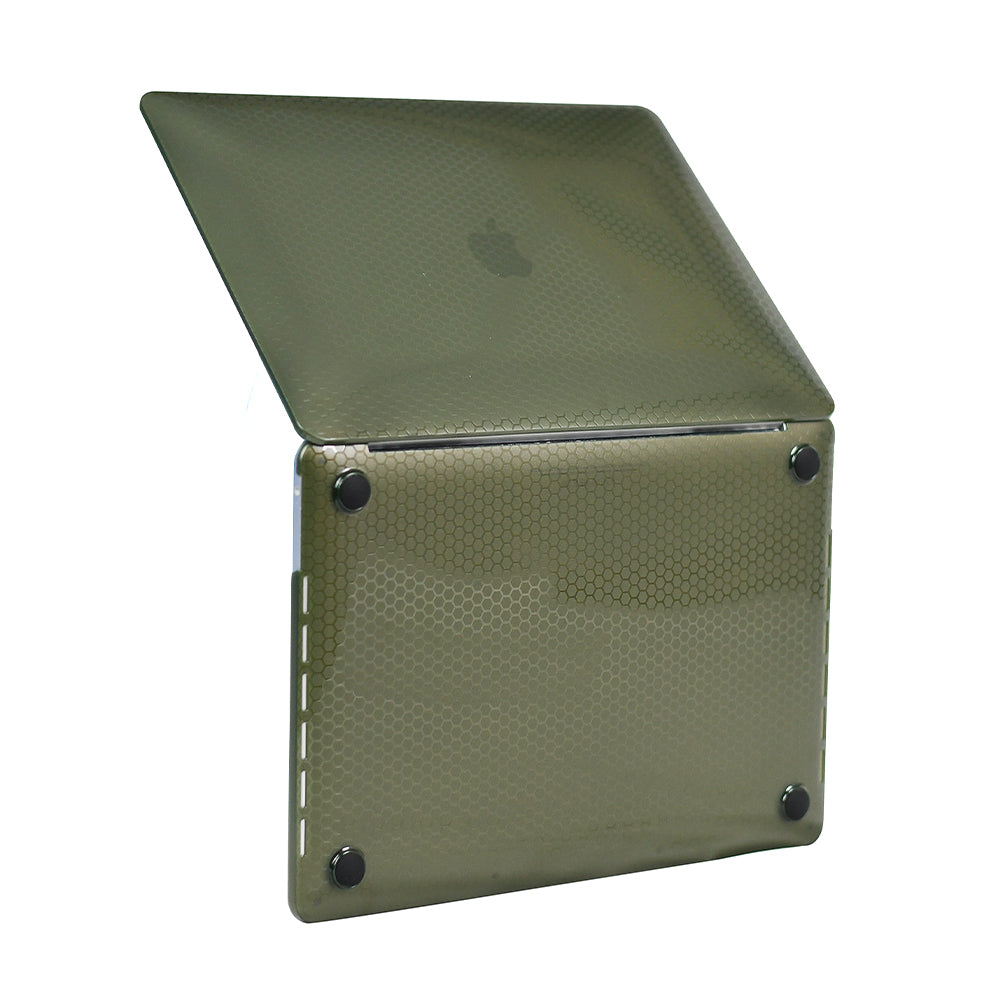 Protector Externo Macbook Air 13.3´ Verde Oscuro Honeycomb (A1932/A2179/A2337 M1)
