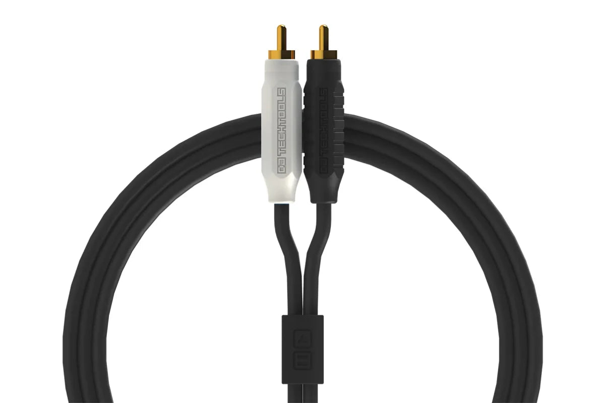 Cable RCA a RCA Negro 2 Metros DjTechTools