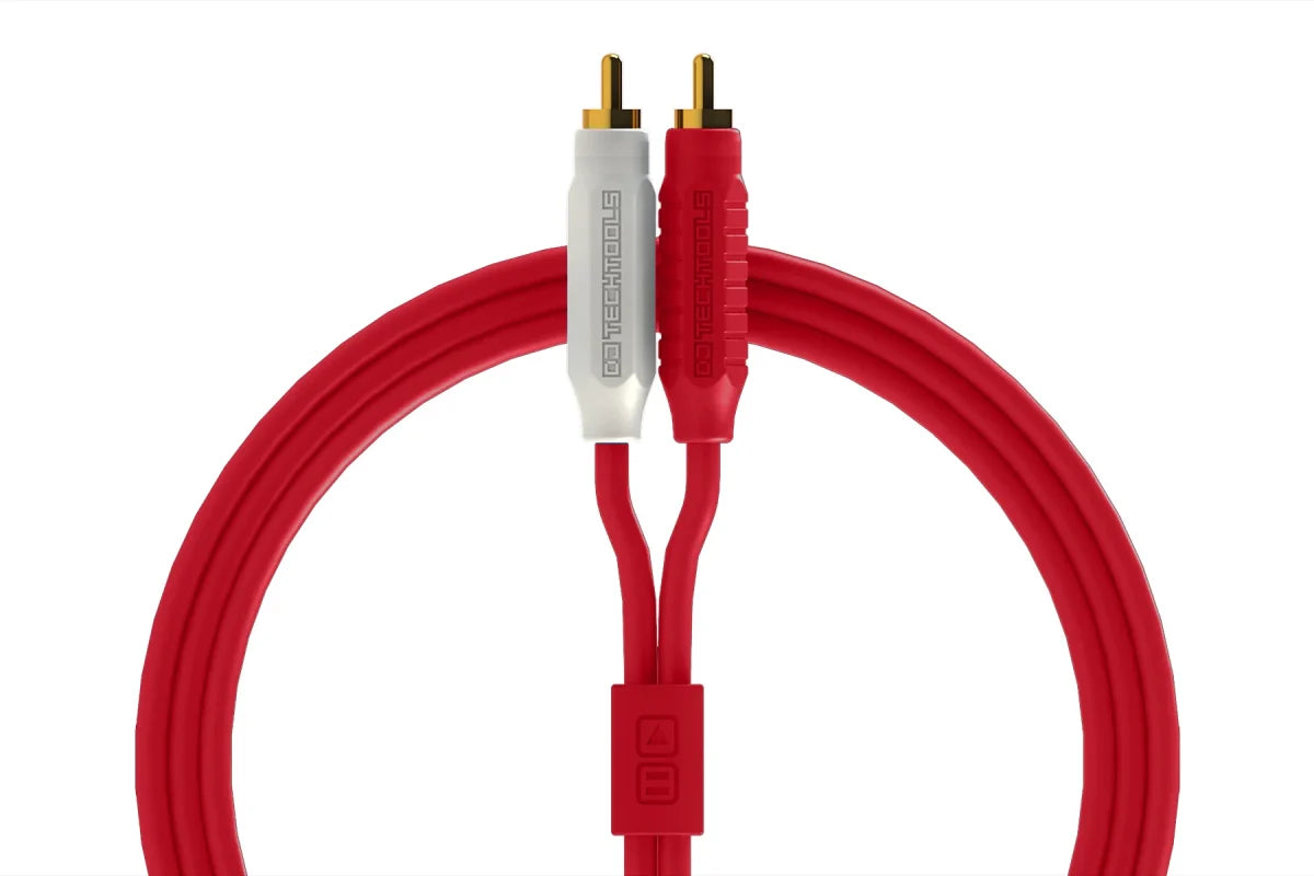 Cable RCA a RCA Rojo 2 Metros DjTechTools