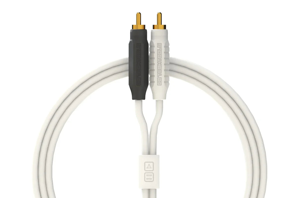 Cable RCA a RCA Blanco 2 Metros DjTechTools