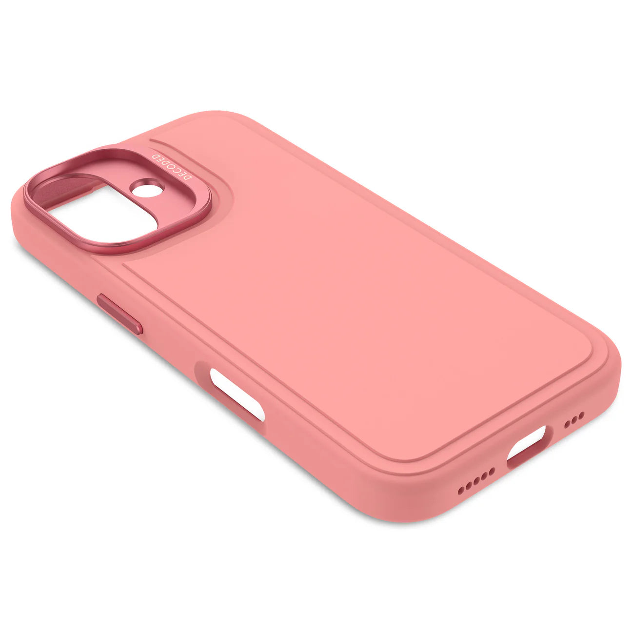 Funda de silicona para iPhone 16 con MagSafe STACK Bubble Gum Pink Decoded