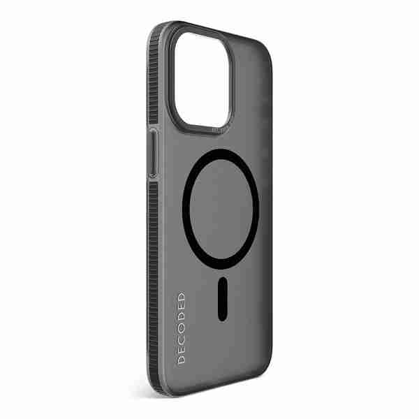 Funda Recycled Plastic Grip para iPhone 15 Pro Max con MagSafe Gris Decoded