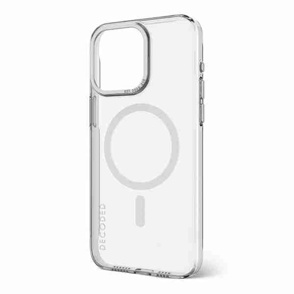 Funda Recycled Plastic Grip para iPhone 15 con MagSafe Transparente Decoded