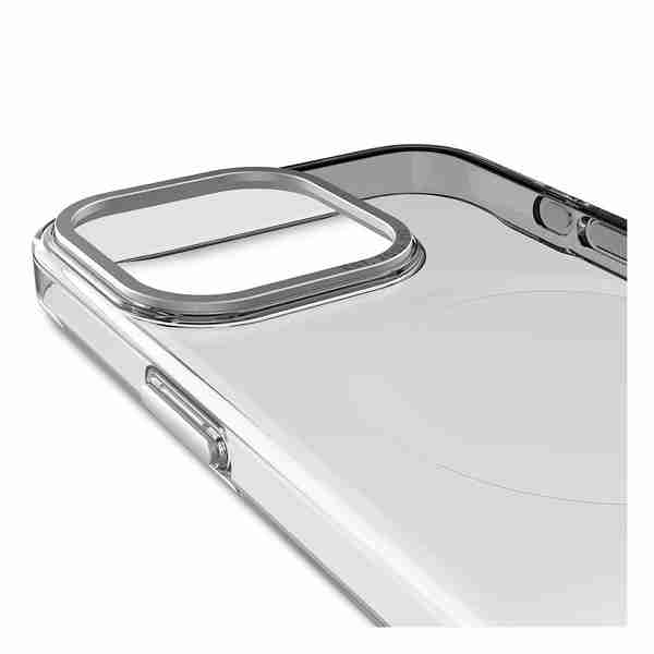 Funda Recycled Plastic Grip para iPhone 15 Pro Max con MagSafe Transparente Decoded