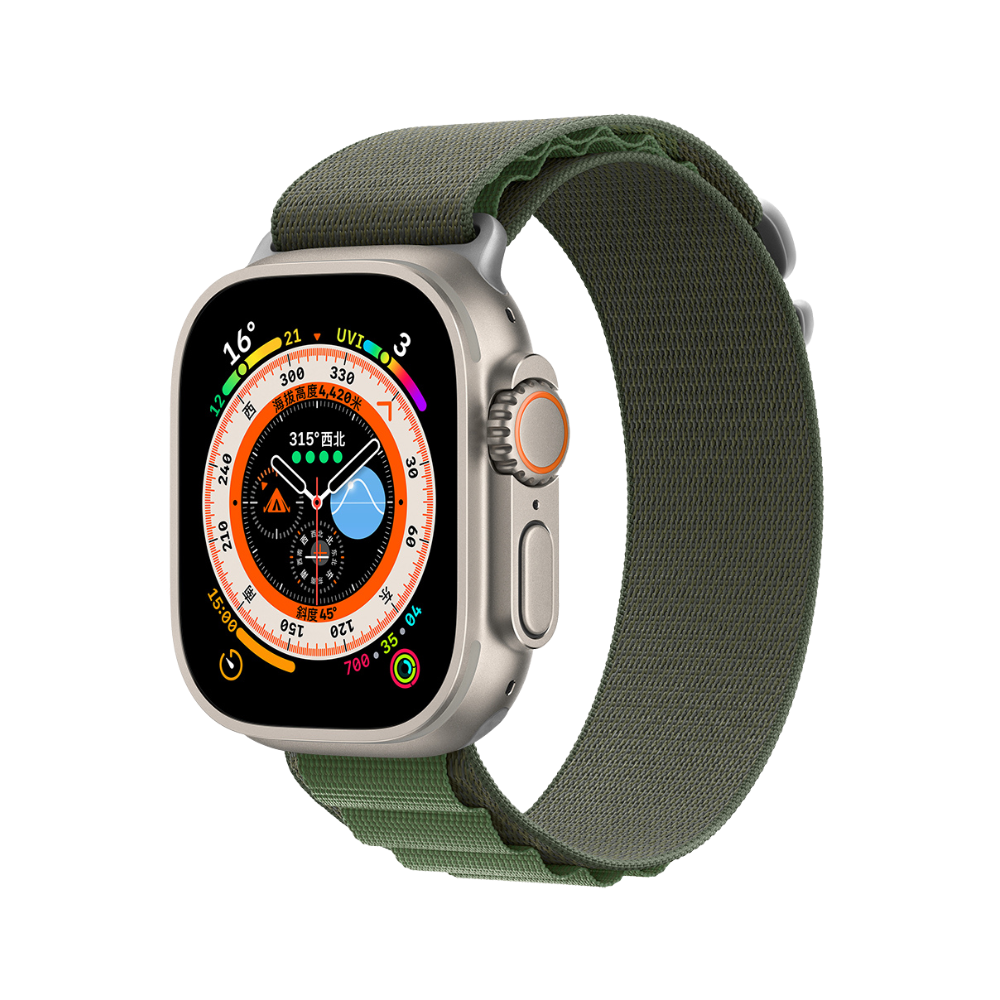 Pulsera para Apple Watch Deluxe Series Sport5 Army Green 38-40-41- 42mm Devia