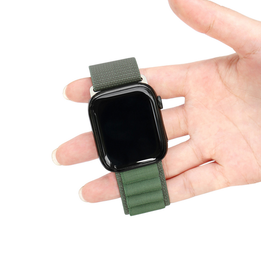 Pulsera para Apple Watch Deluxe Series Sport5 Army Green 44-45-46-49mm Devia