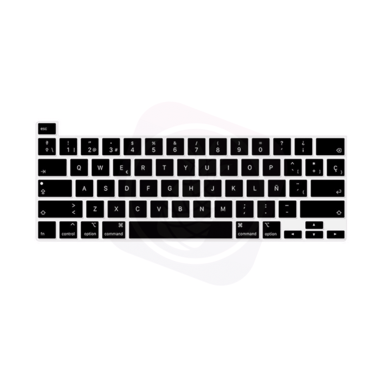 Protector Teclado Pro 13´ 2020 Negro / Macbook Pro 16´ (Inglés con configuración español)