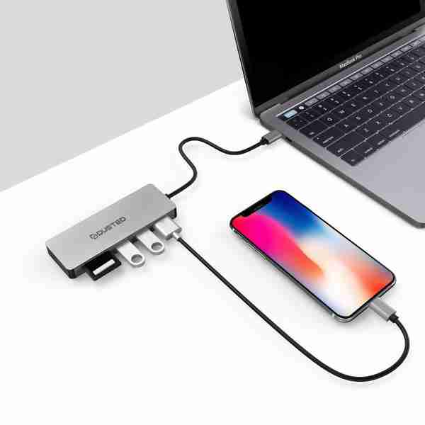 Adaptador USB-C multipuerto con HDMI Dusted