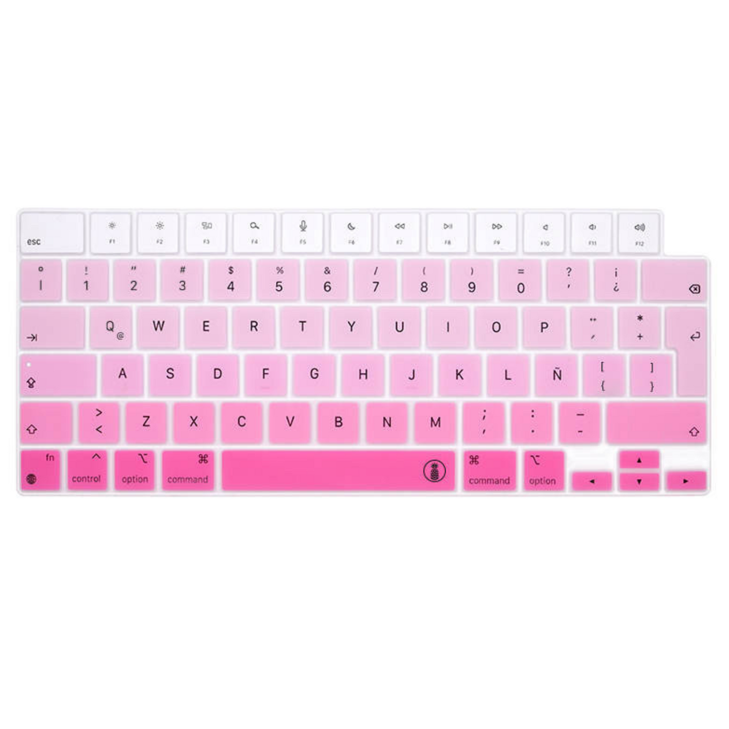 Protector de Teclado para MacBook Air 13.6´ M2-M3-M4 / 15.3´ M2-M3-M4 / Pro 14´ 16´ M1-M2-M3-M4 Escala Rosado