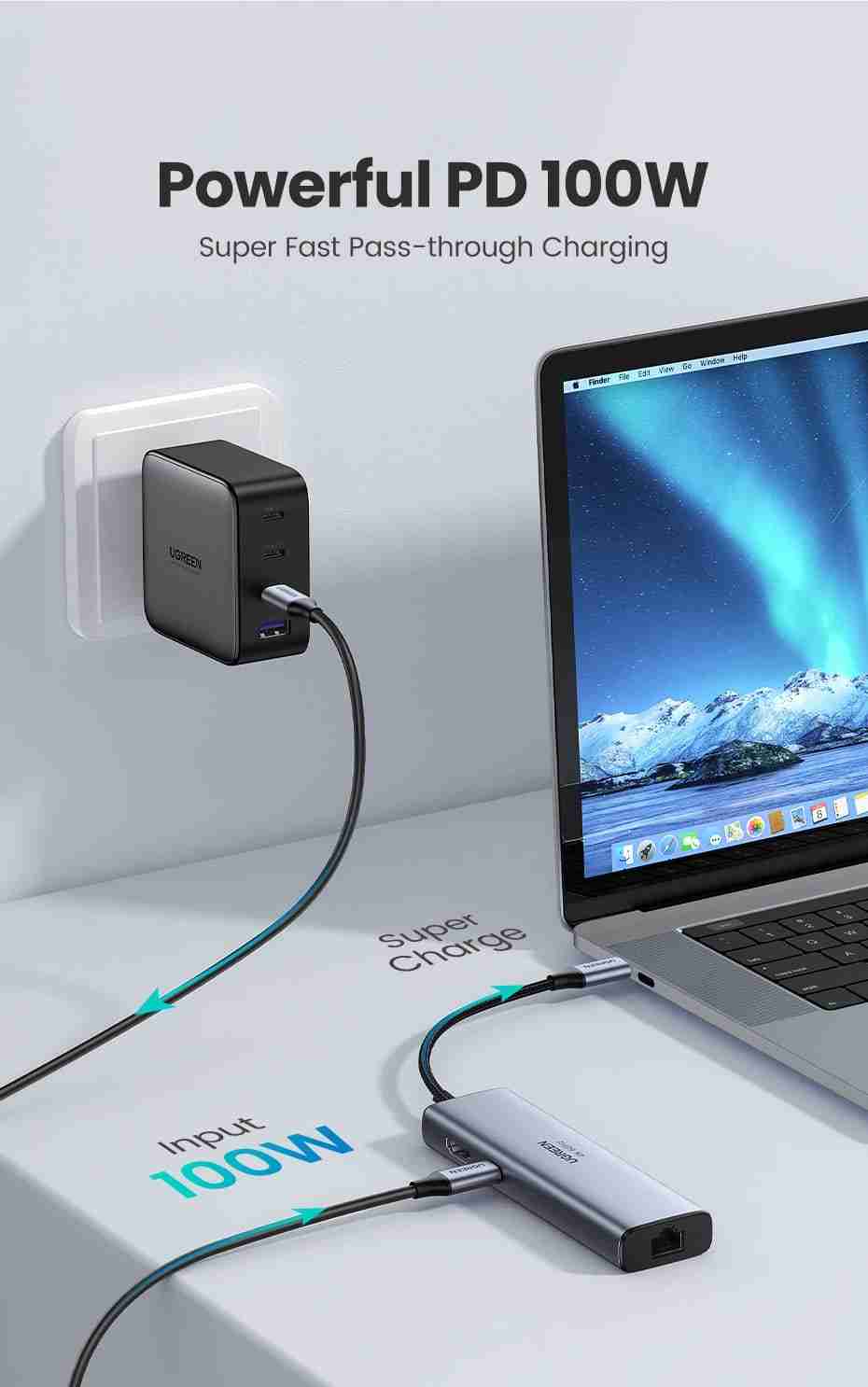 Hub USB-C 7 en 1 Ugreen (HDMI 60HZ)