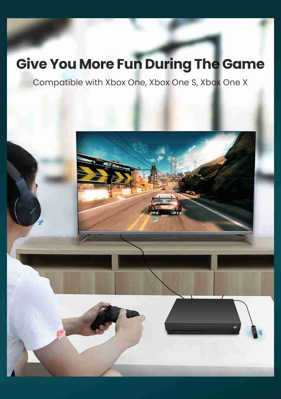 Transmisor Bluetooth 5.0 con Cable Óptico Ugreen