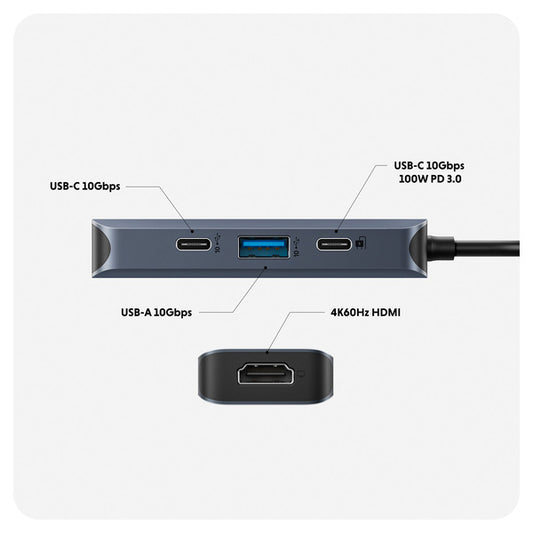 Hub USB-C 4 en 1 HyperDrive Next