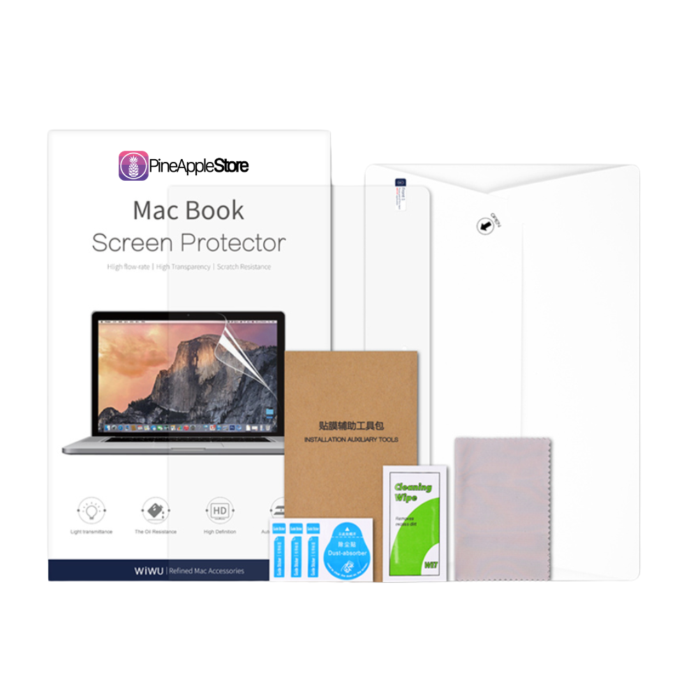 Lámina Pantalla Macbook Air 13.3´ (A1932/A2179/A2337 M1) Macbook Pro 13.3´ (A2289/A2251/A2338 M1-M2) 2 unidades WIWU
