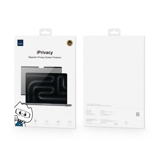Lámina Pantalla Privacidad Magnética para Macbook Air 13.3´ (A1932/A2179/A2337 M1) WIWU