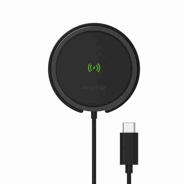 Soporte para auto Snap+ Wireless Vent Mount con cargador inalámbrico y MagSafe Mophie