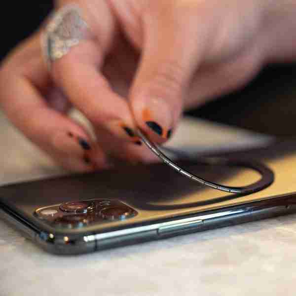 Soporte para auto Snap+ Wireless Vent Mount con cargador inalámbrico y MagSafe Mophie