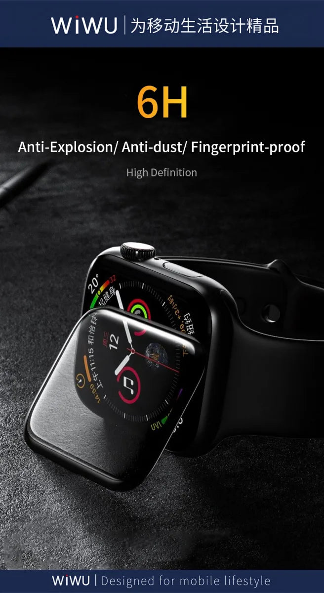 Lámina pantalla para Apple Watch 44mm Wiwu (2 unidades)