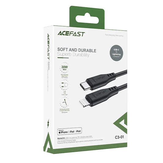 Cable USB-C a Lightning MFi 1.2 Metros AceFast
