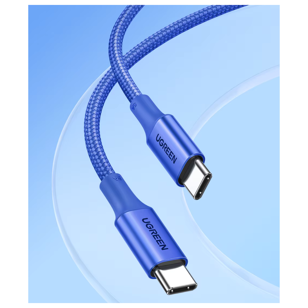 Cable de carga USB-C 2 metros 100w Verde Ugreen