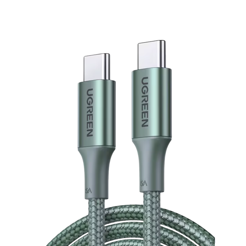Cable de carga USB-C 2 metros 100w Verde Ugreen