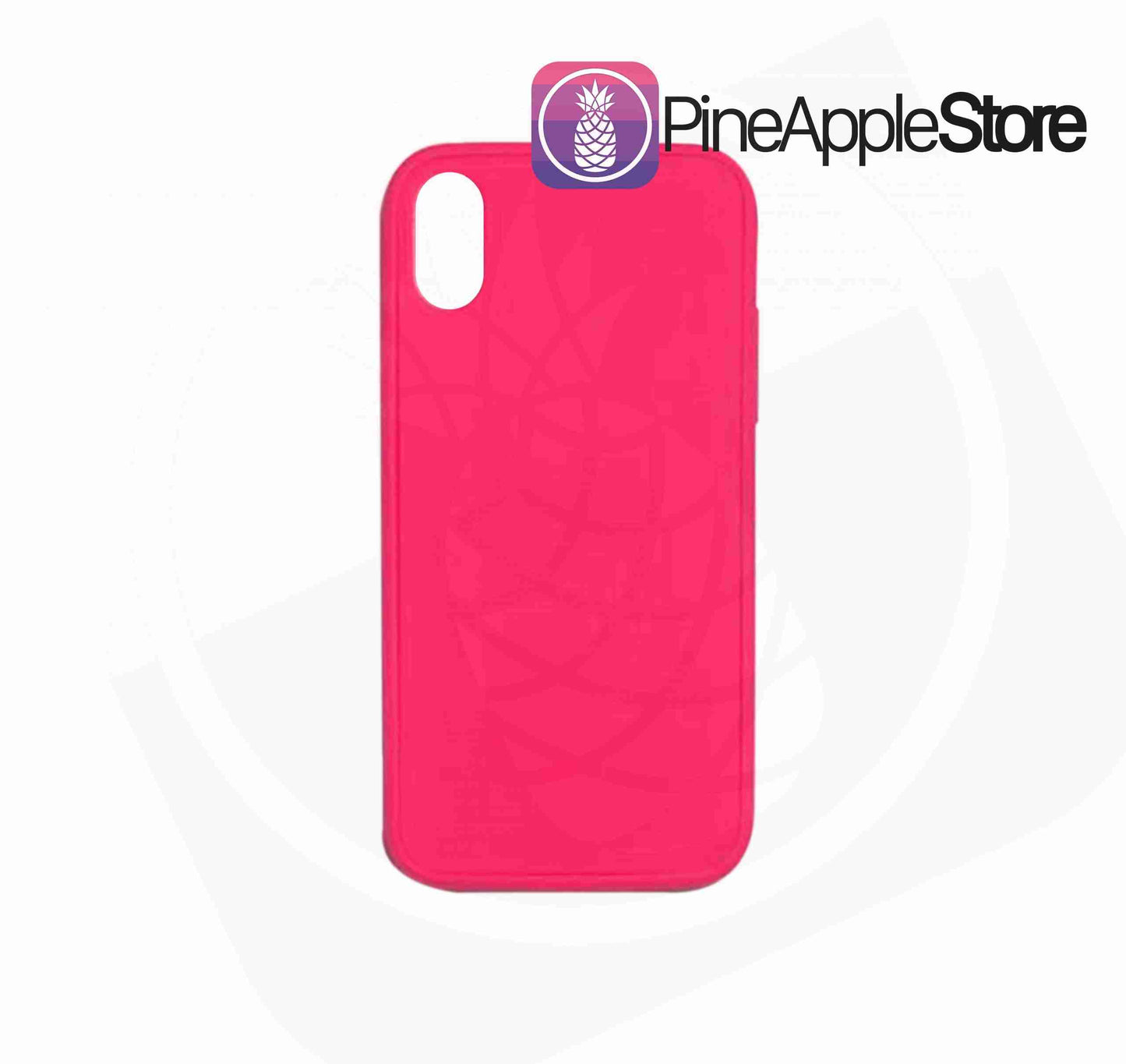 Protector Silicona Rosado iPhone X/Xs
