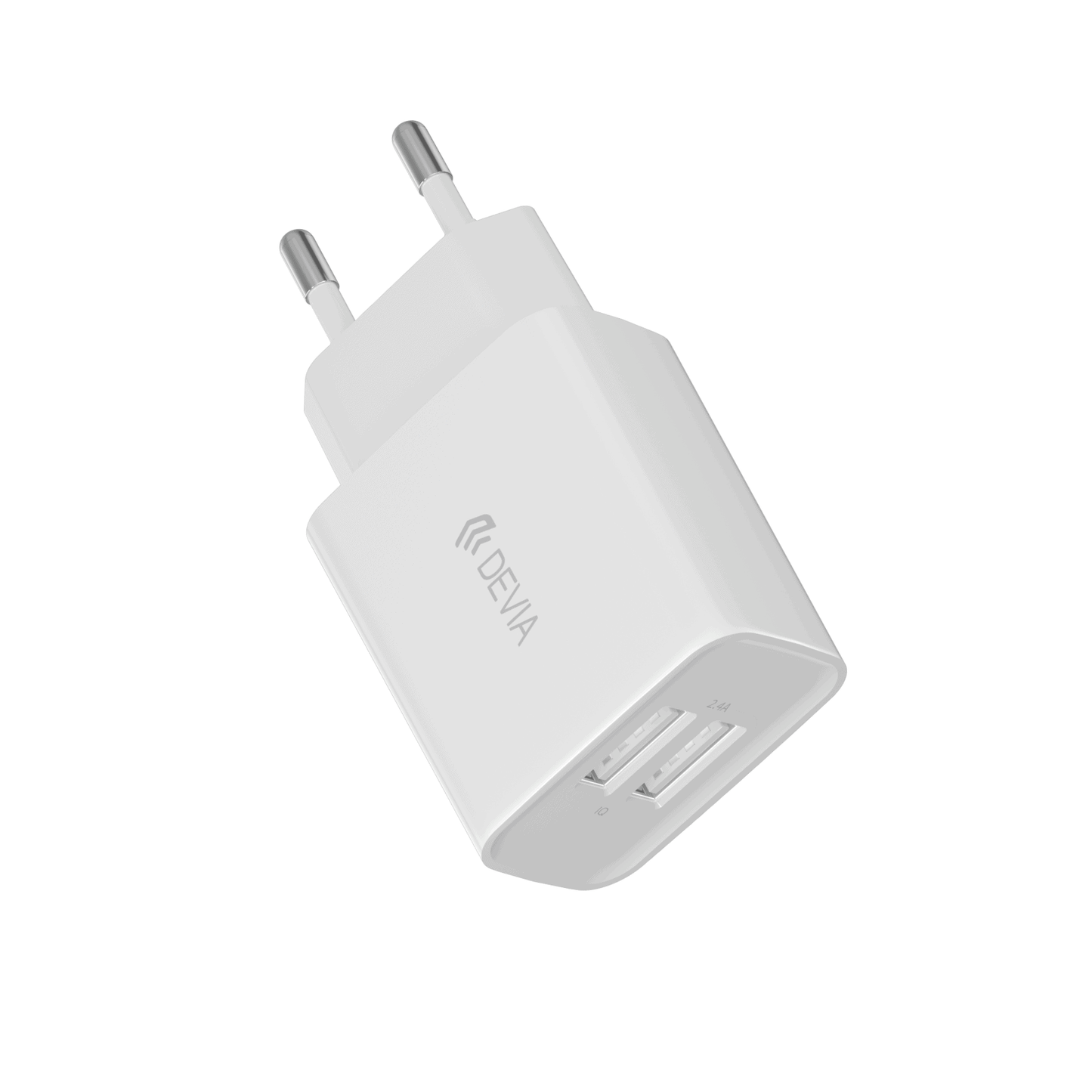 Cargador para iPhone Devia (Cable Lightning + Base USB-A)