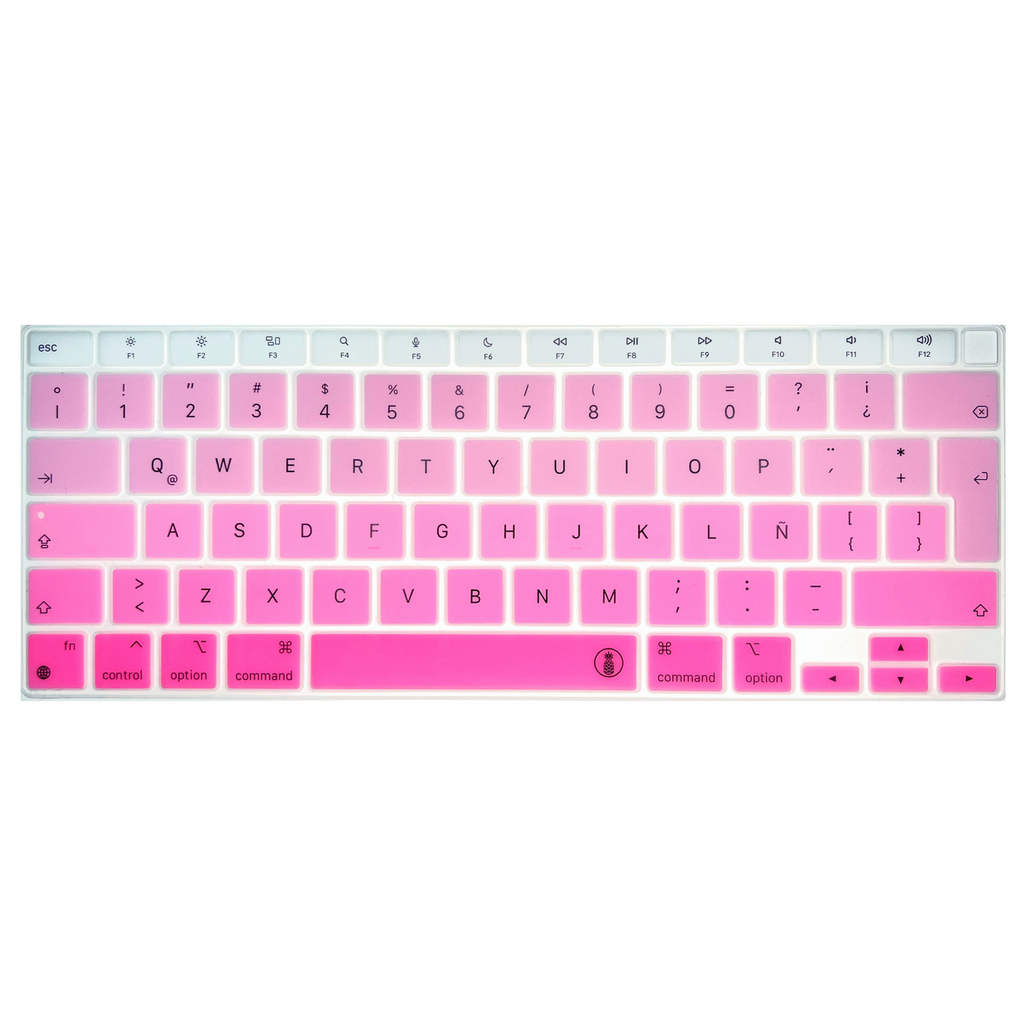 Protector Teclado para Macbook Air 13.3´ 2020 (A2337 M1) Escala de Rosado