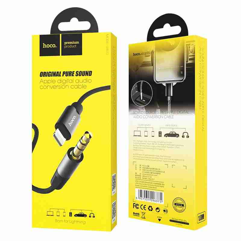 Cable Lightning a 3.5mm UPA13 Hoco