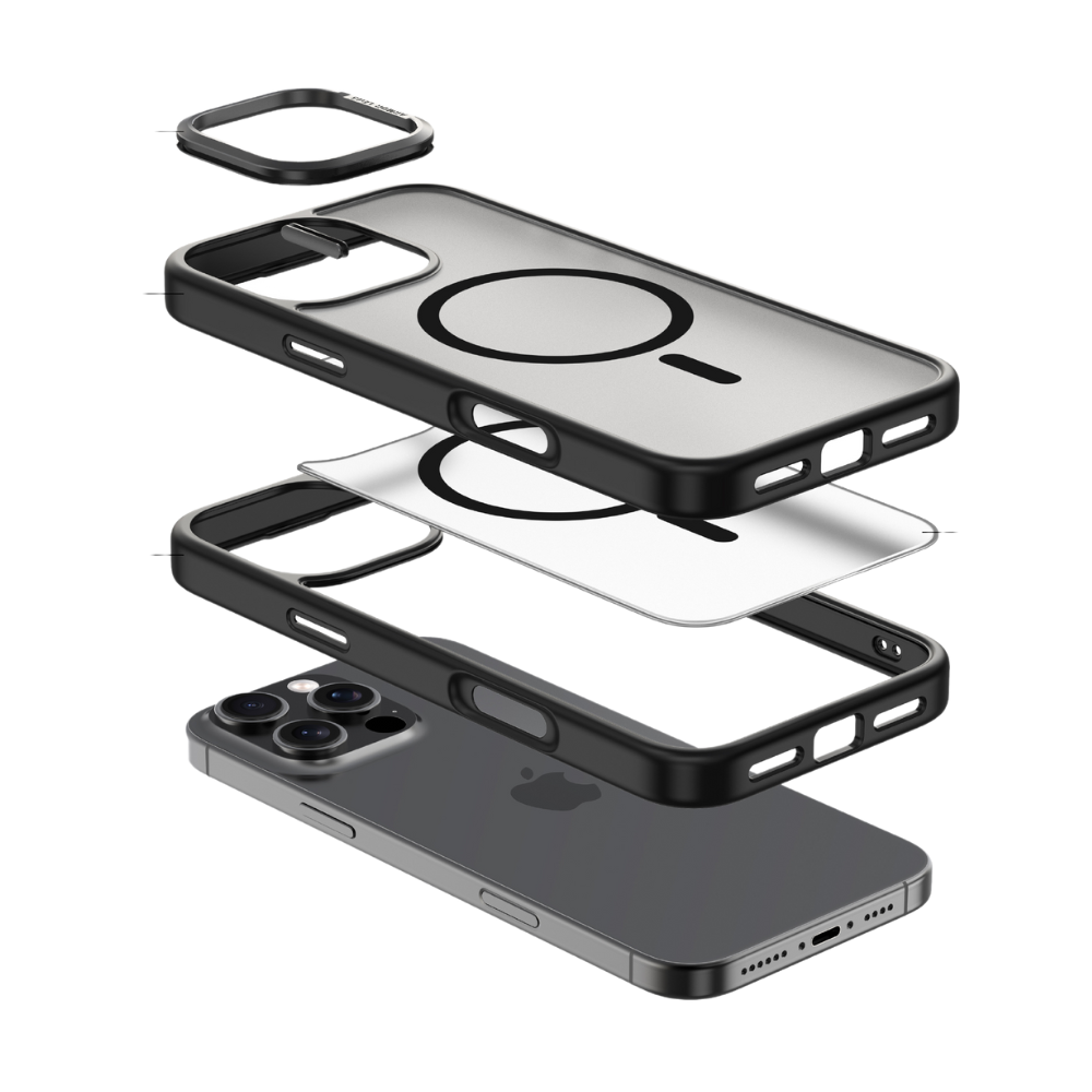 Funda para iPhone 16 Pro Max con MagSafe Joy Elegant Dark Gold Comma