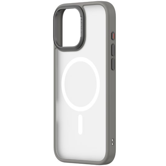 Funda para iPhone 16 Pro Max con MagSafe Joy Elegant Gris Comma