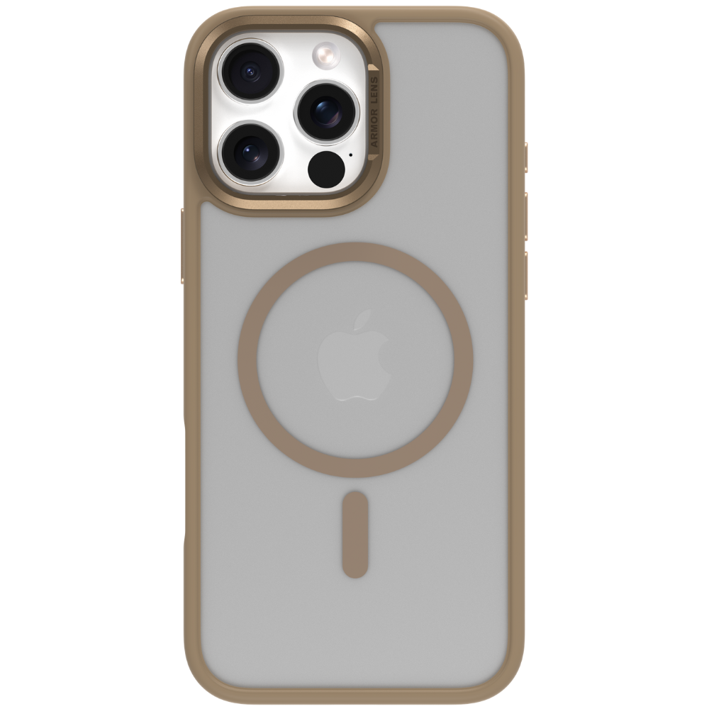 Funda para iPhone 16 Pro Max con MagSafe Joy Elegant Dark Gold Comma