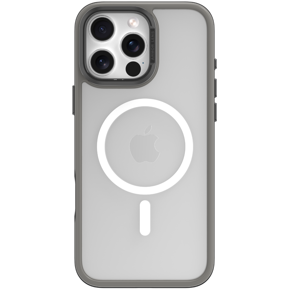 Funda para iPhone 16 Pro con MagSafe Joy Elegant Gris Comma