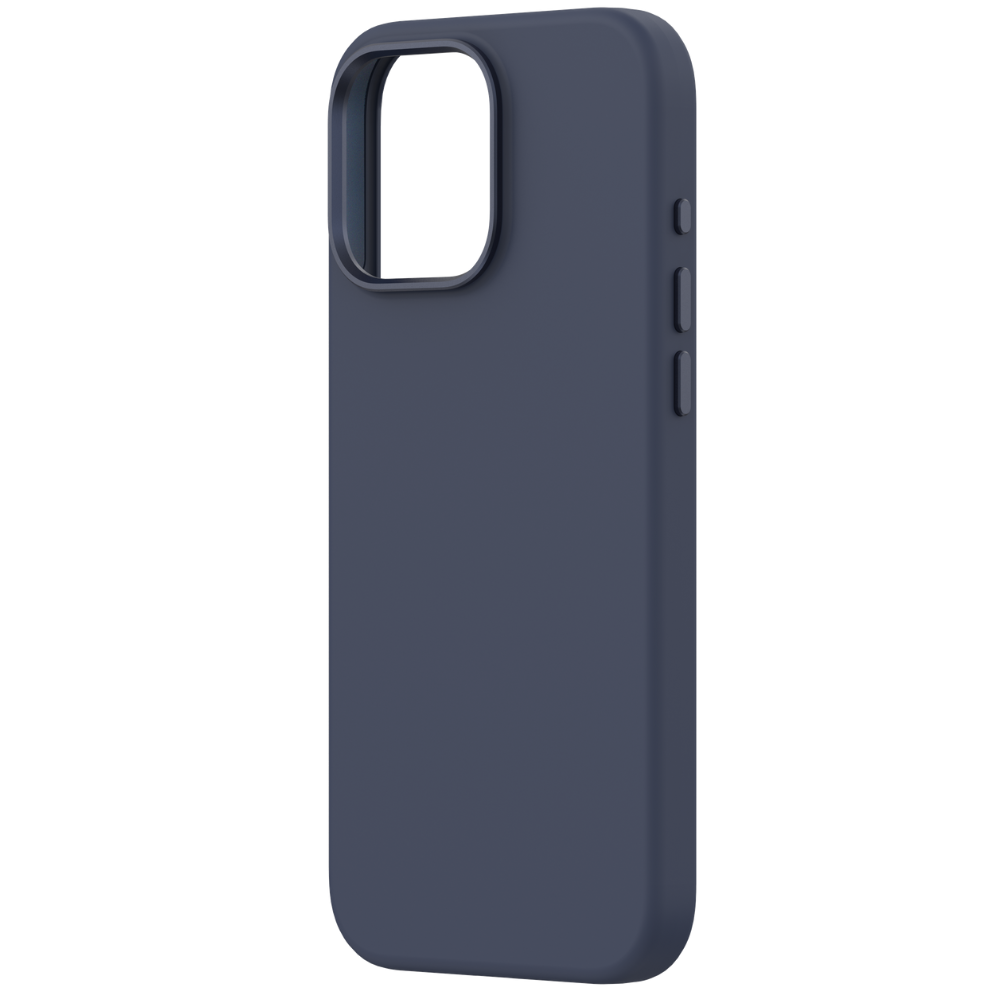 Funda de silicona para iPhone 16 Plus con MagSafe Nature Azul Comma