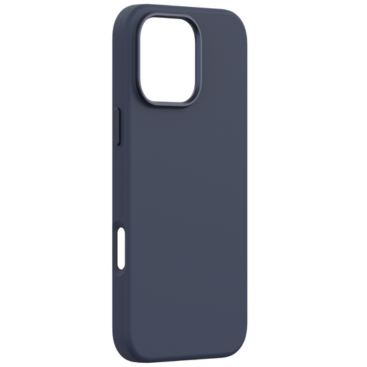 Funda de silicona para iPhone 16 Plus con MagSafe Nature Azul Comma